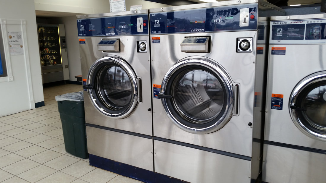 Dexter T750 Express 50LB Washers, Pre-Owned Commercial Laundry Equipment -  Coin Operated Washers